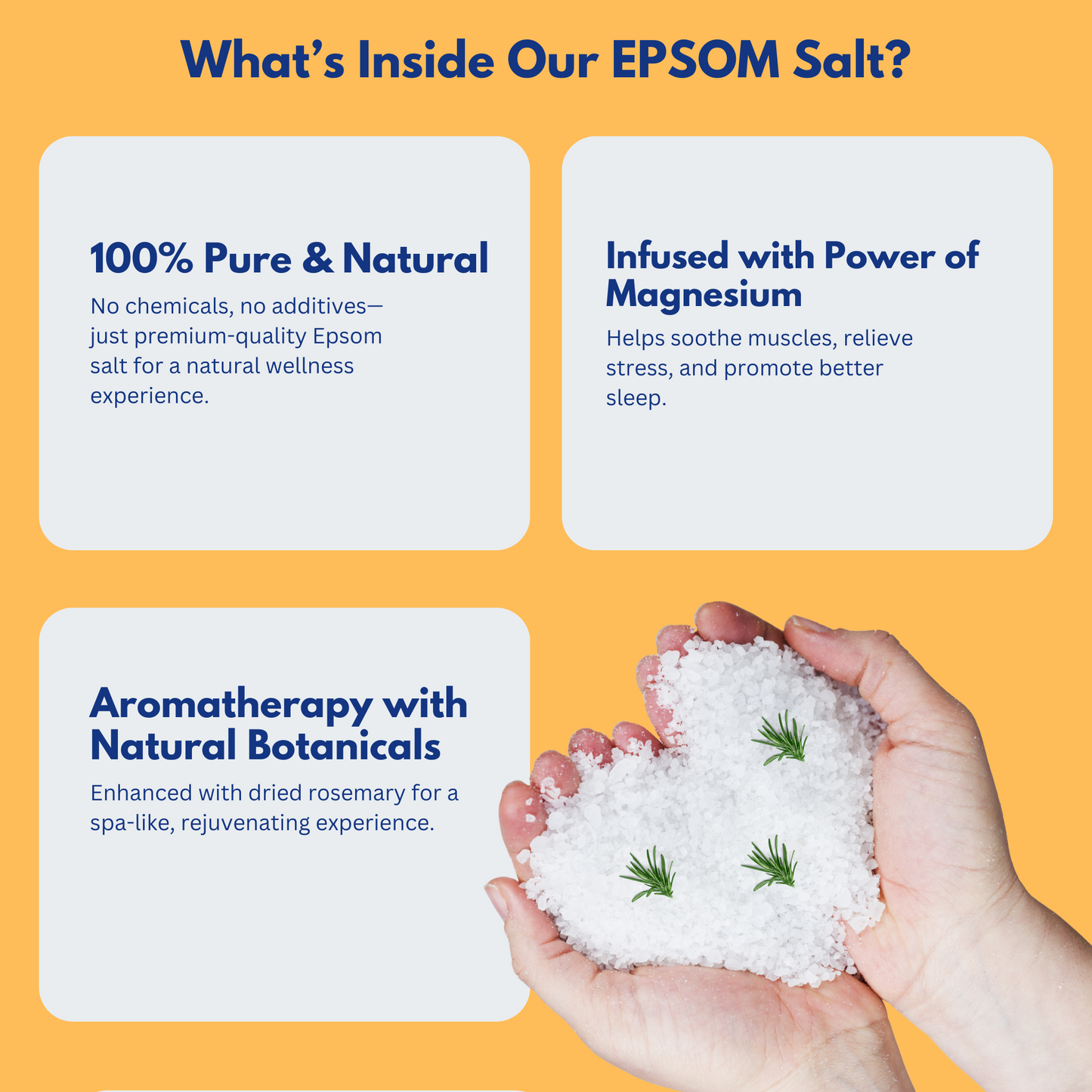 Dr. Relax Epsom Salt - with Dried Rosemary