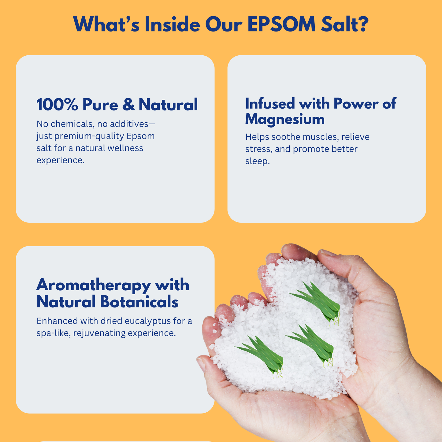 Dr. Relax Epsom Salt - with Dried Eucalyptus